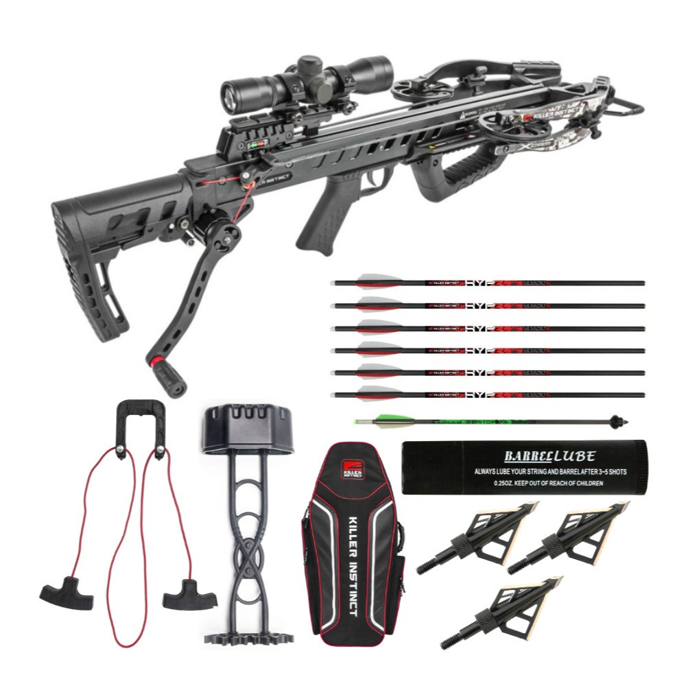 Killer Instinct Fatal X Crossbow Dead Silent Crank Ultimate Hunters Bundle
