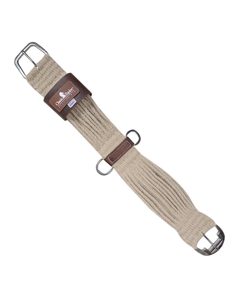 Classic Equine Cinch 100% Mohair Straight Elasticity Natural CSC100