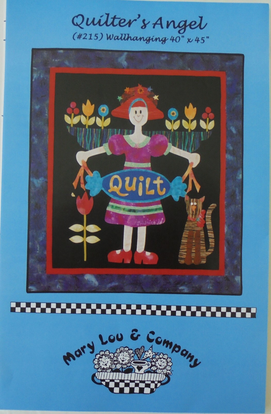 Mary Lou & Company Sew Quilters Angel Wallhanging 40"x45" Quilt Pattern