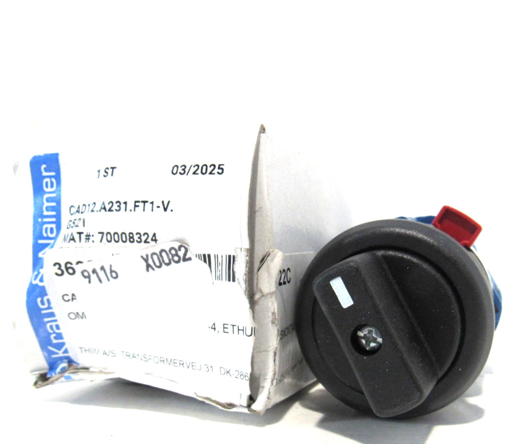 NEW KRAUS & NAMIER CAD12.A231.FT1-V.G521 SWITCH CAD12A231FT1VG521