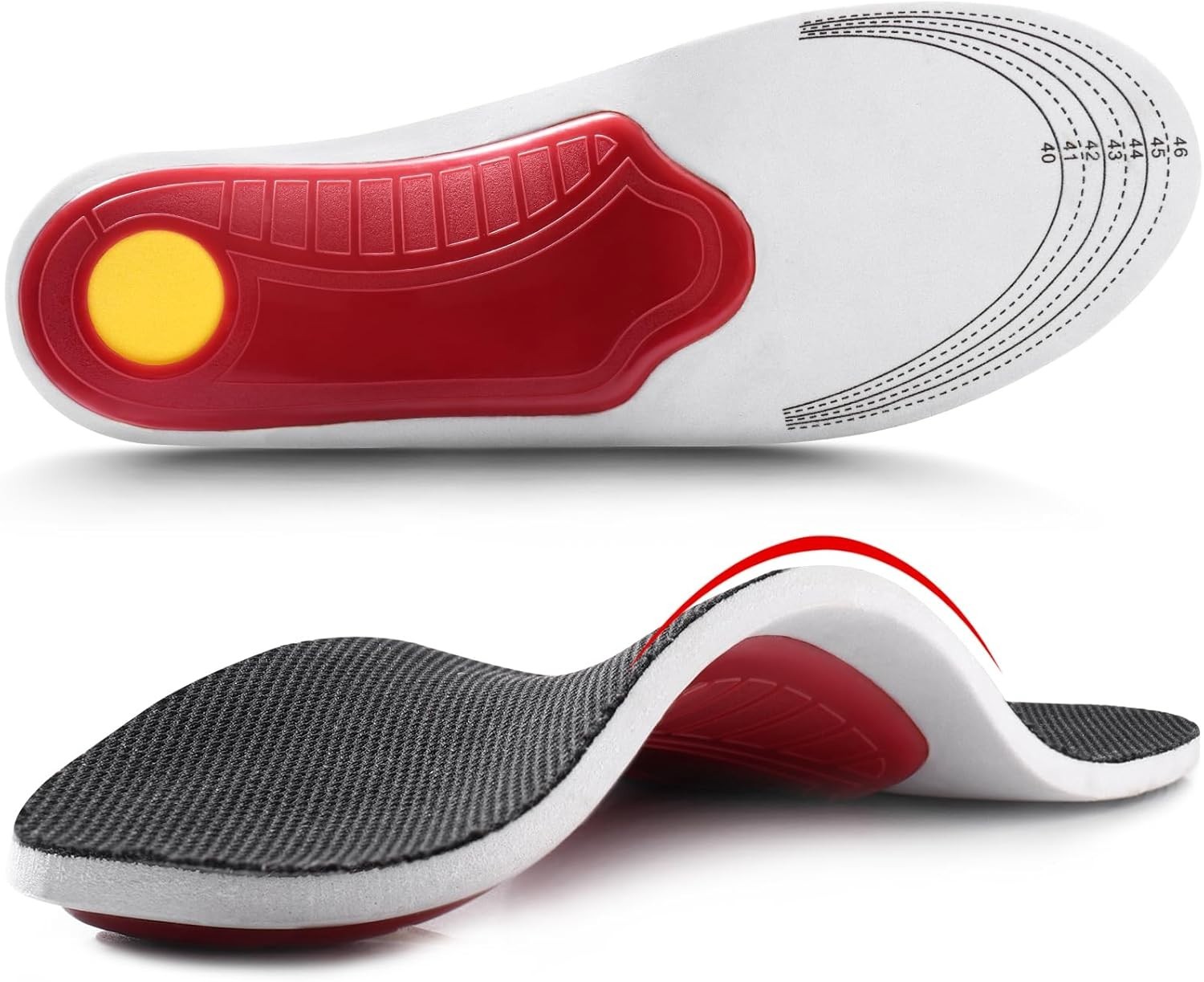 Plantillas De Gel Ortopedicas Para Hombre Mujer Plantar Pie Plano Dolor Zapatos