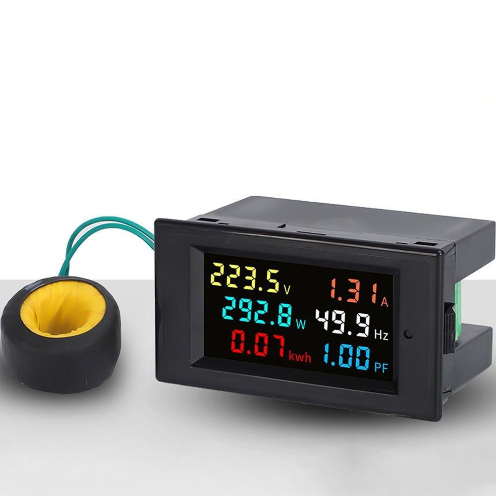 Innovative AC40300V 100A Digital Volt Amp Meter for Power Usage Analysis