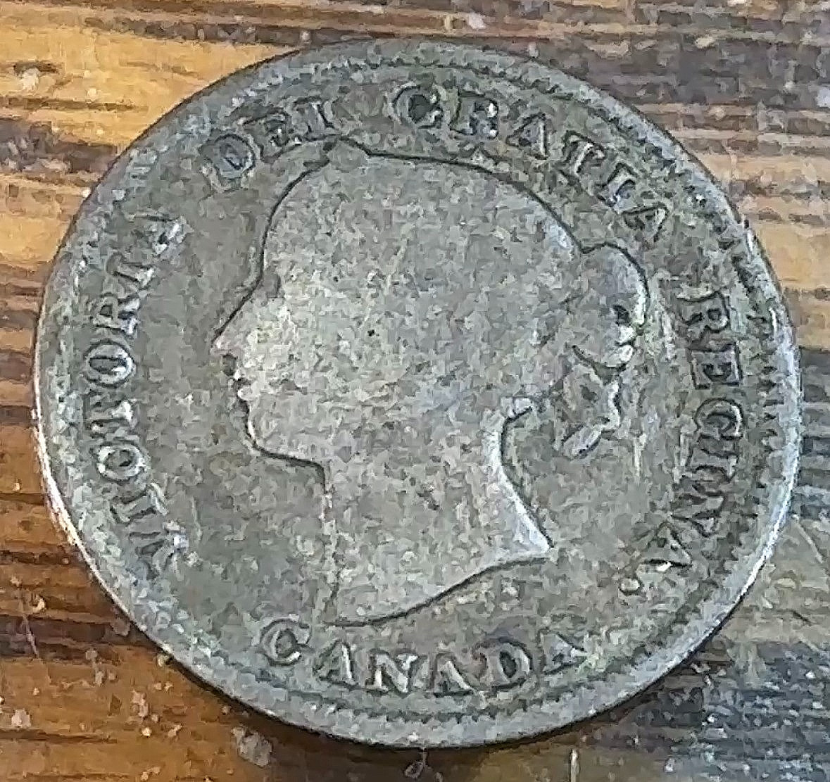 1888 Canada Five Cents Nice Original Good CHRC