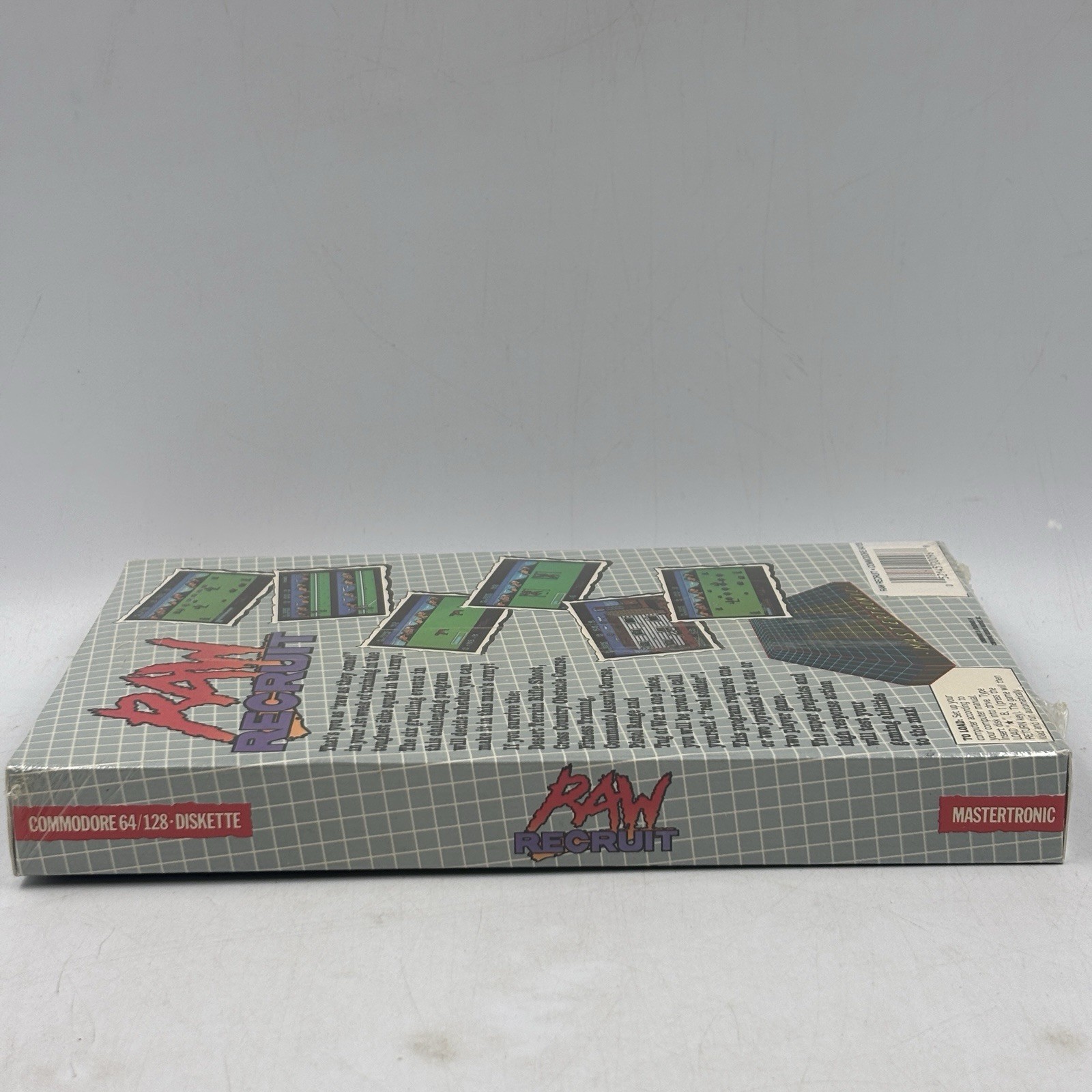 New Sealed Raw Recruit Commodore 64/128 C64/128 Computer Software Game Diskette