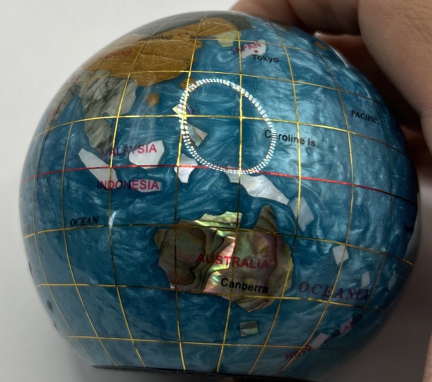 Gemstone Globe Blue