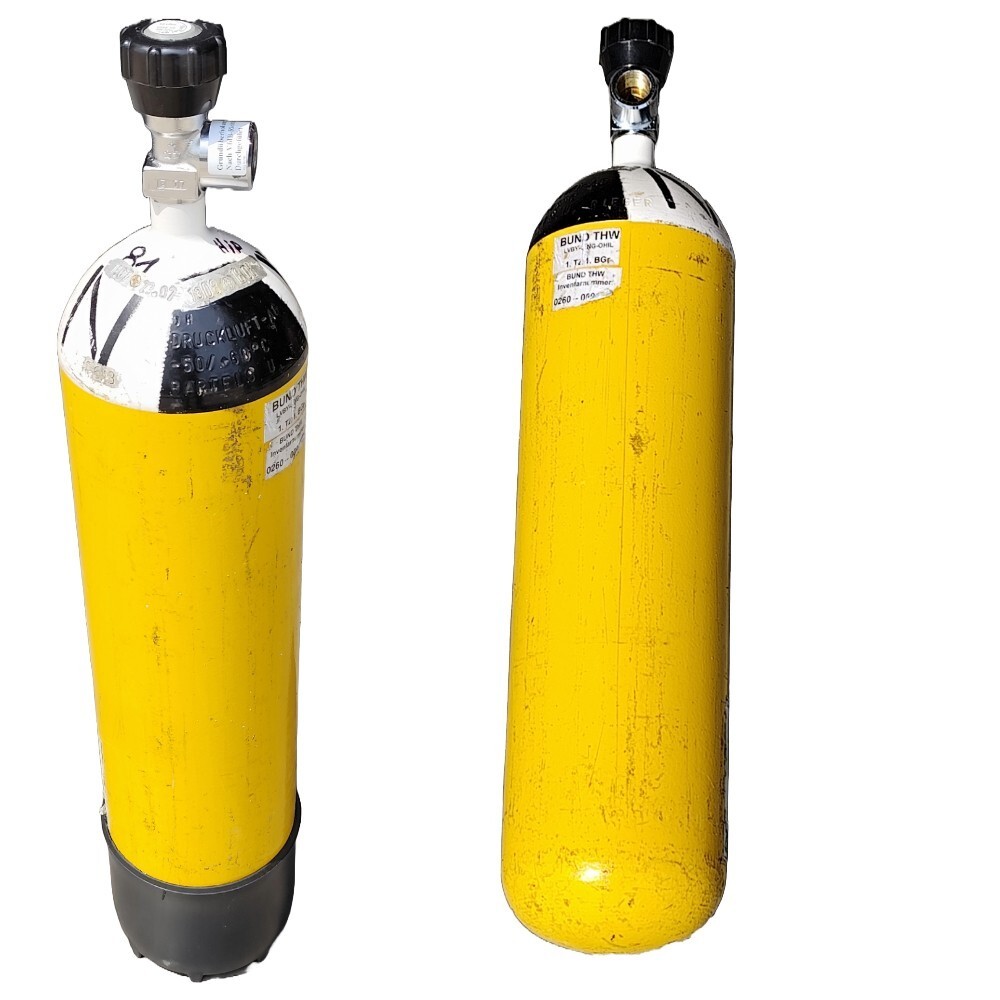 BartelsRieger 6l 300 bar work bottle compressed air bottle breathing air bottle