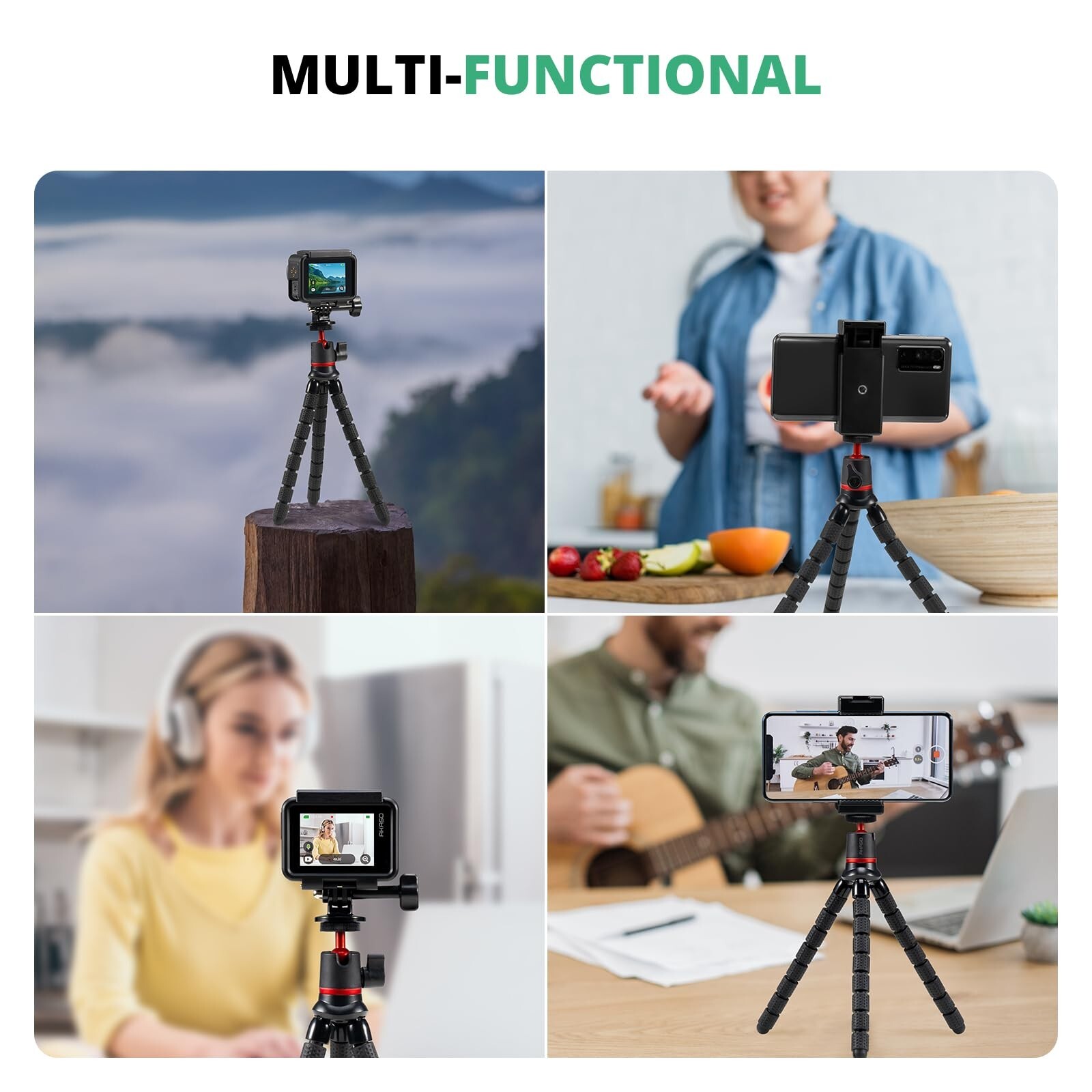 AKASO Action Camera Accessories Kit Compatible with AKASO Action Camera EK700...