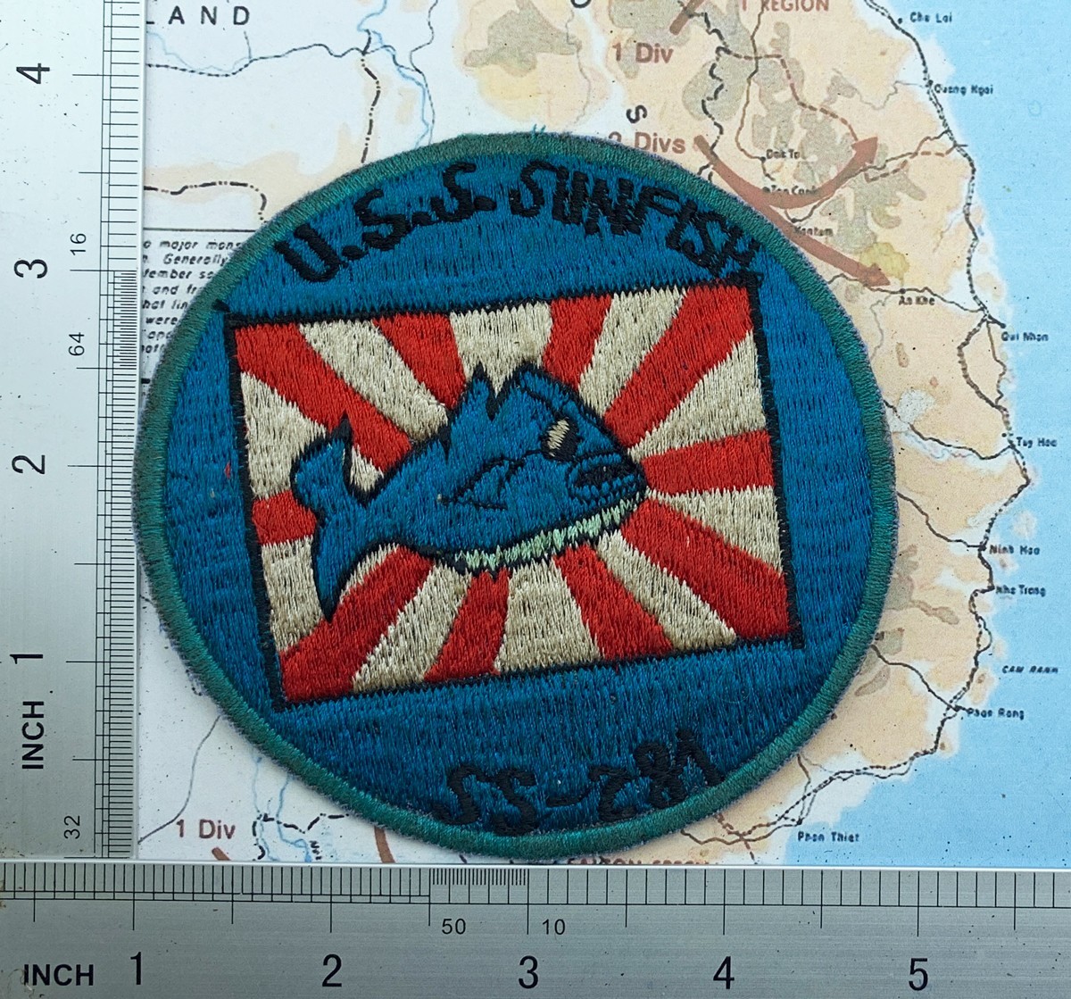 Patch , USS Sunfish SS 281 BC Patch , t12-168
