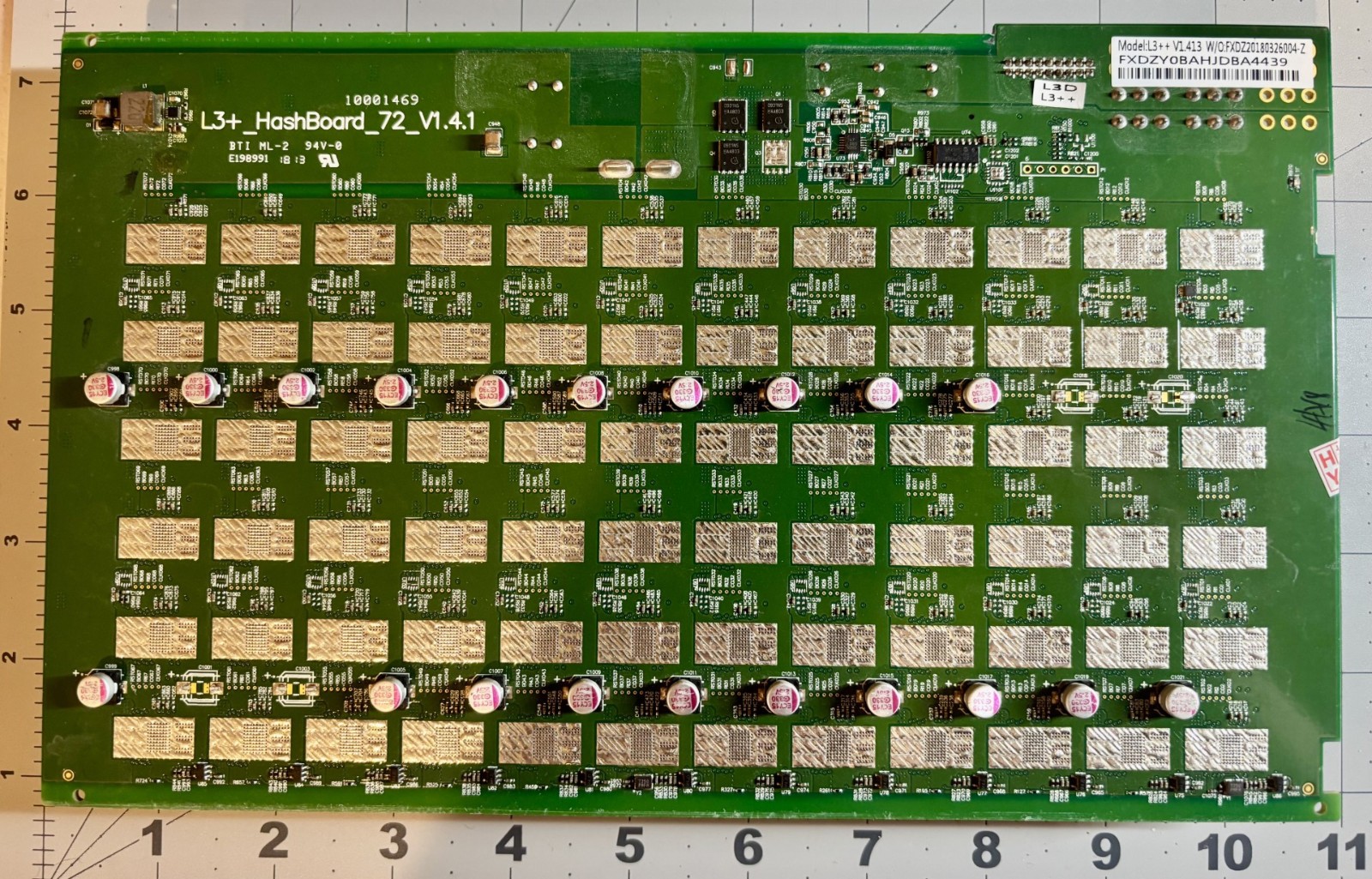 Bitmain Antminer L3+ Hashboard Scrypt
