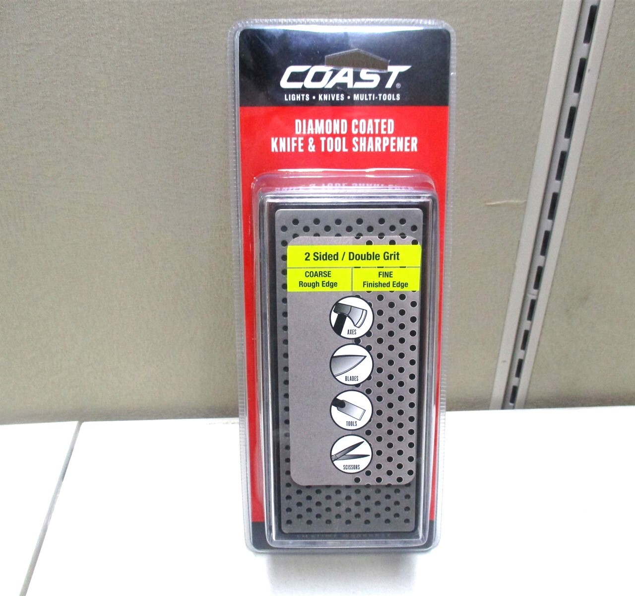Coast (SP600) Double Grit Coarse/Fine Diamond Coated Knife & Tool Sharpener