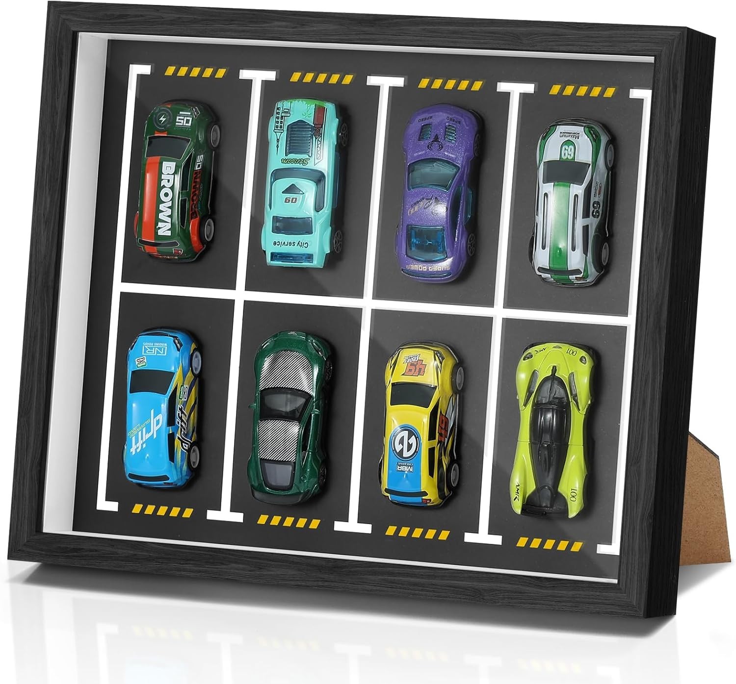 Dynamic 1:64 Scale Diecast Frame - Secure Parking Mat & Elegant Display Solution