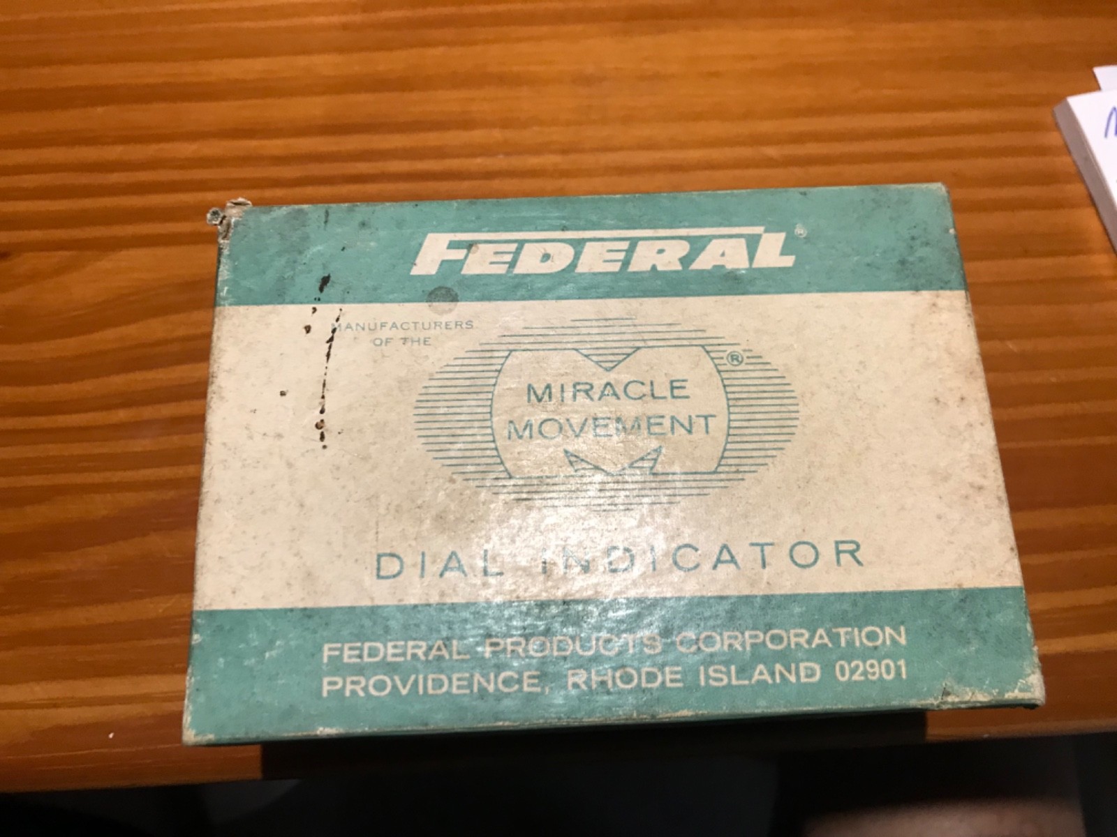 federal indicator C 1/2 K .00005 precision indicator