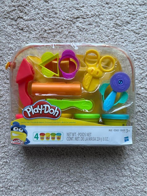 Play-Doh Starter Set Comes with 4 Colors and 8 Tools - 12 Piece set