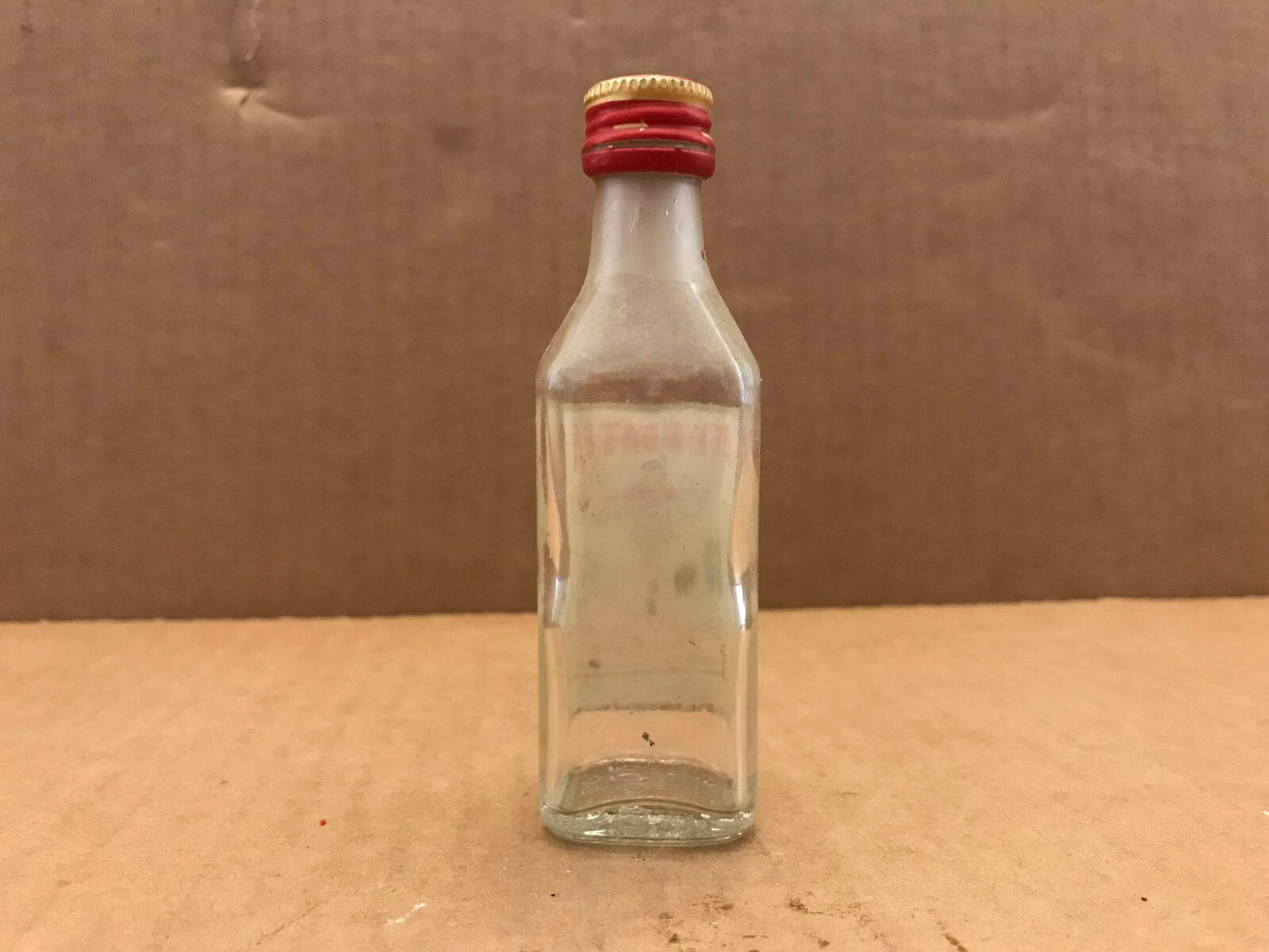 Vintage Beefeater Distilled London Dry Gin Empty Mini Bottle