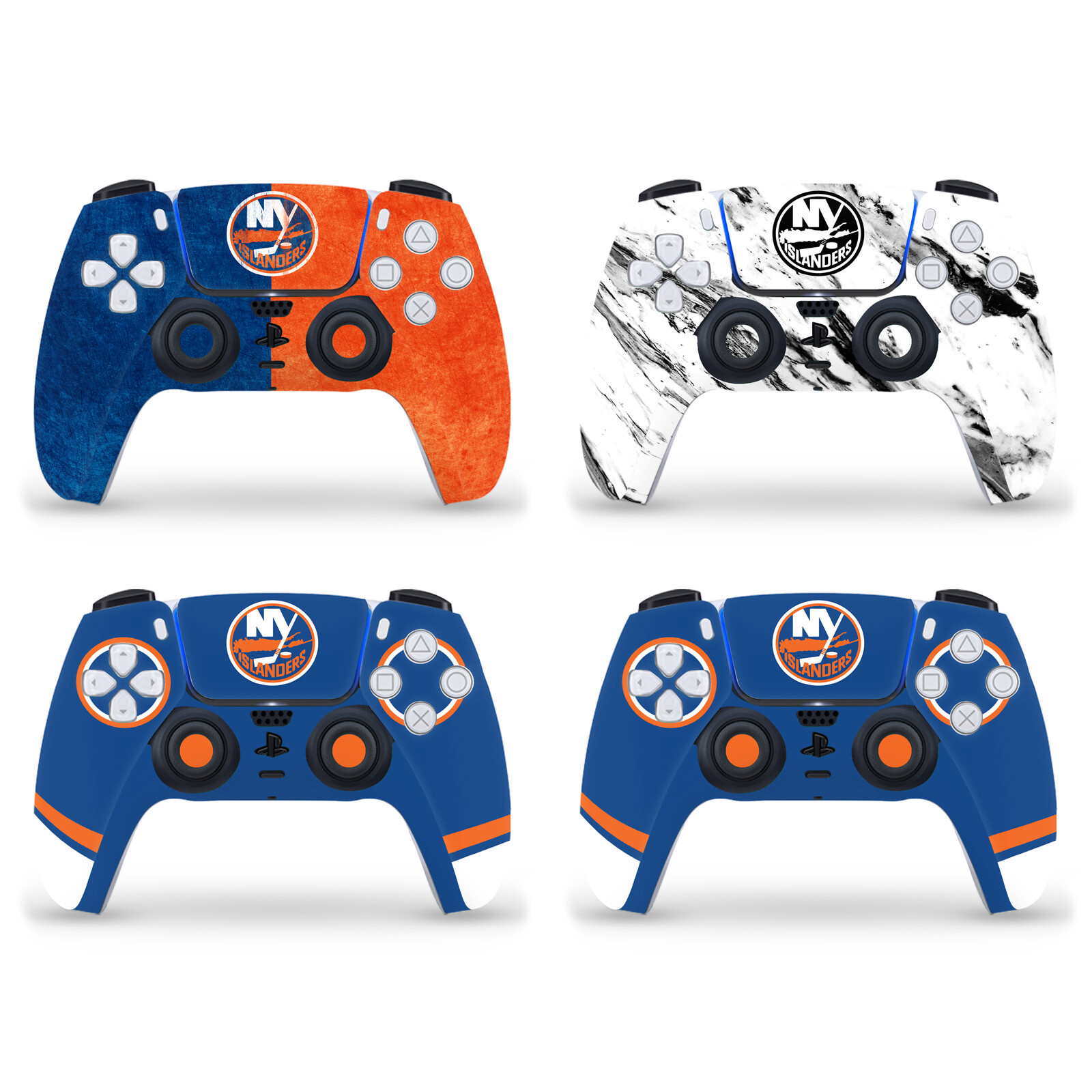 OFFICIAL NHL NEW YORK ISLANDERS VINYL SKIN FOR PS5 SONY DUALSENSE CONTROLLER