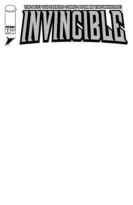 INVINCIBLE EDITION #1 REPRINT CVR D BLANK SKETCH VAR IMAGE COMICS