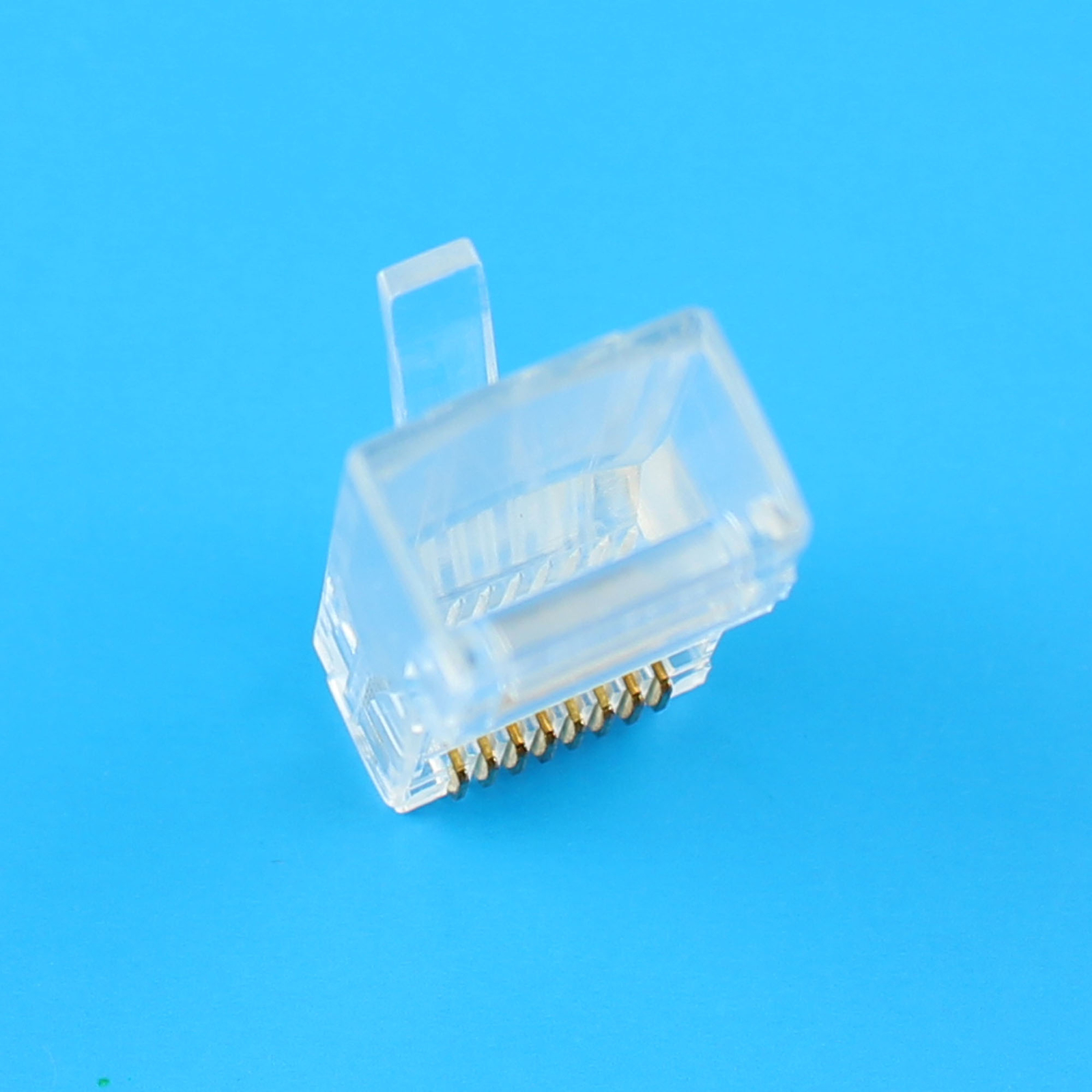 50Pcs RJ45 8P8C CAT5 Cat 5e Modular Plug Network Connector