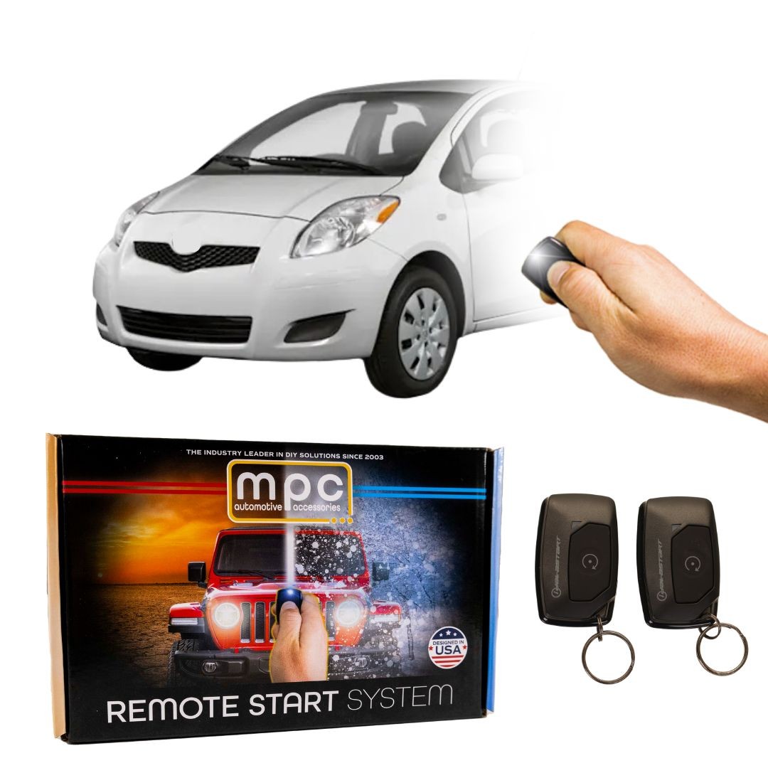 Remote Start Kit w/Keyless Entry For 2011-2014 Toyota Yaris Sedan -w/T-Harness