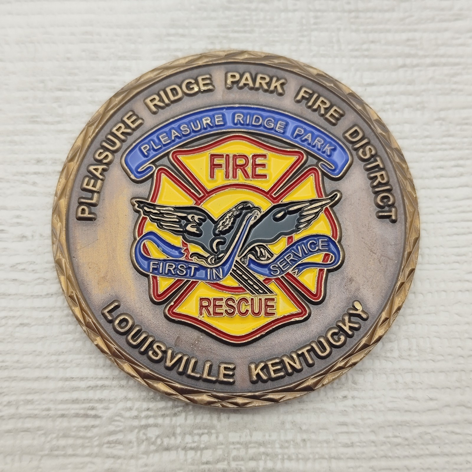 Pleasure Ridge Park Fire District PRP Fire District Technical Resue Coin