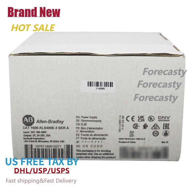 New Allen-Bradley 1606-XLS480E-3 Power Supply 24-28VDC 1606XLS480E3 US FAST