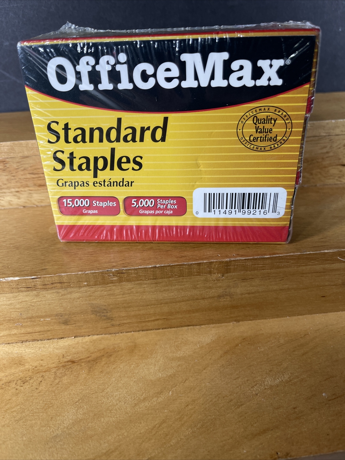NOS SEALED 15000 OFFICE MAX STANDARD STAPLES