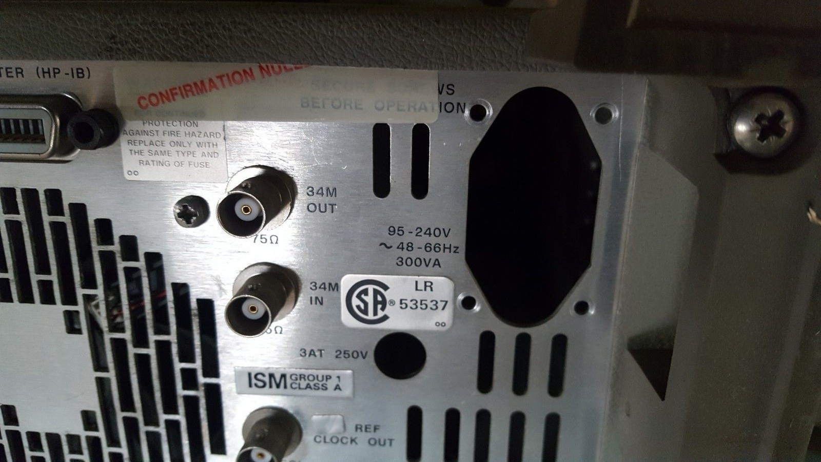 HP 37724A OPT 801 SDH/PDH TEST SET