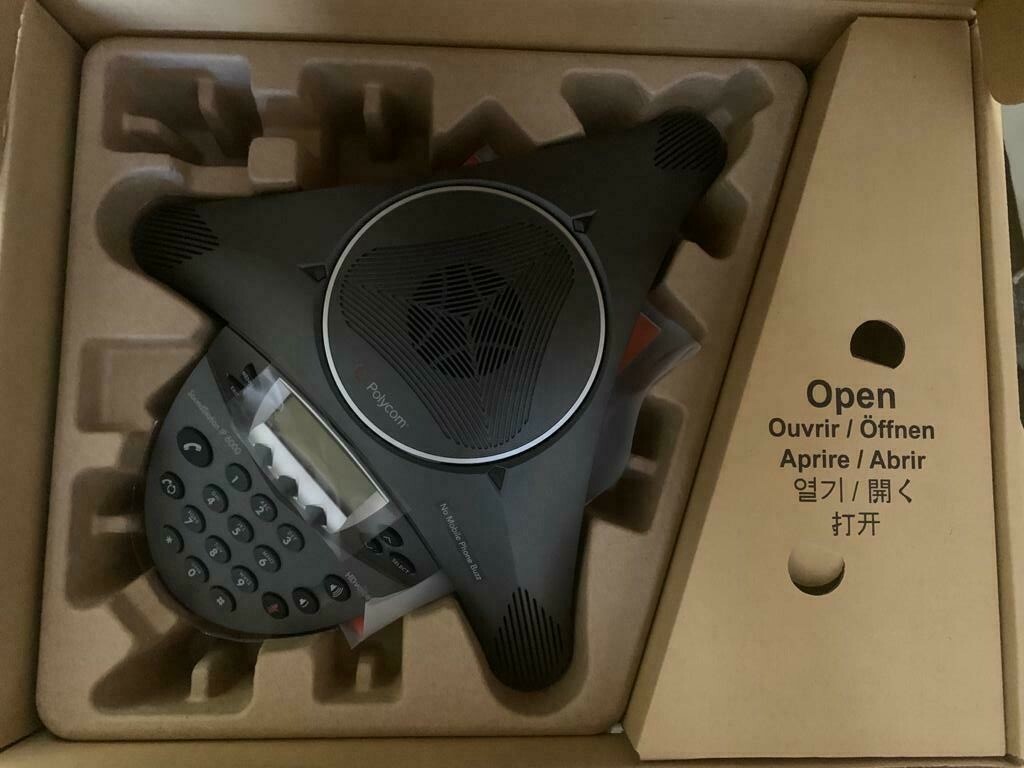 Polycom SoundStation IP 6000 Conference Phone PoE (2200-15600-001) - Brand New