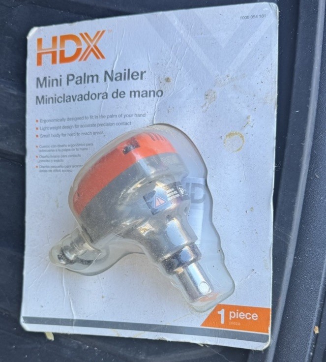 HDX PNEUMATIC MINI PALM NAILER 80-100 PSI - 1000 054 181
