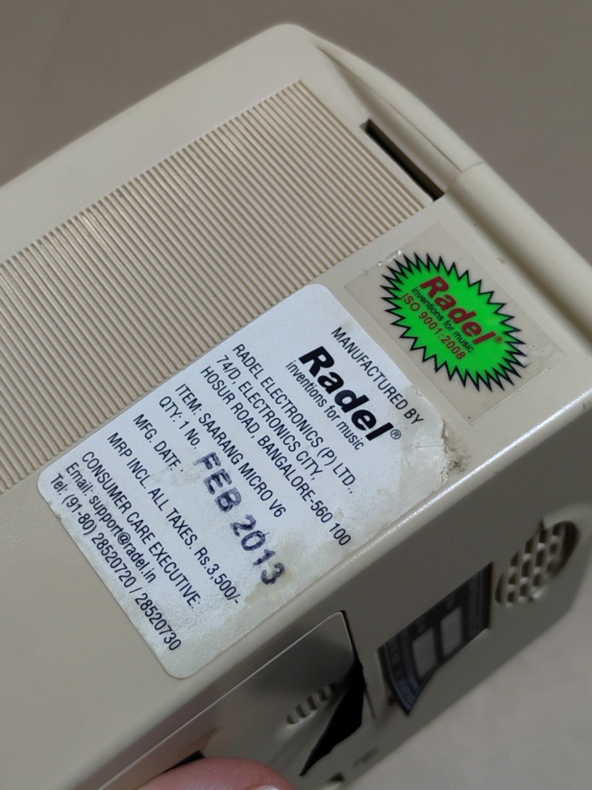 Radel Micro V6 Digital Tambura - Works