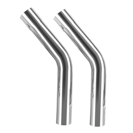 45 Degree 3 inch O.D. Stainless Steel DIY Custom Exhaust Tubing，45° Mandrel