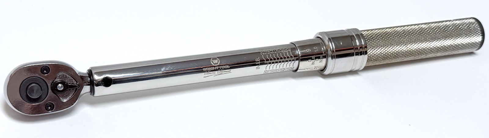 Wright Tool 3478 3/8" Drive Click Torque Wrench w/Ratchet Handle 30-200" LBS