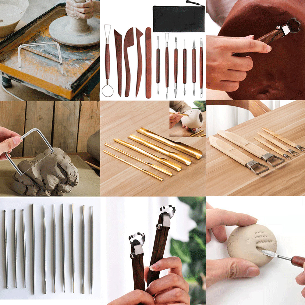 Sculpting Set Clay Foam Polymer Soap Wax Carving Polymer Pottery Modeling Tools