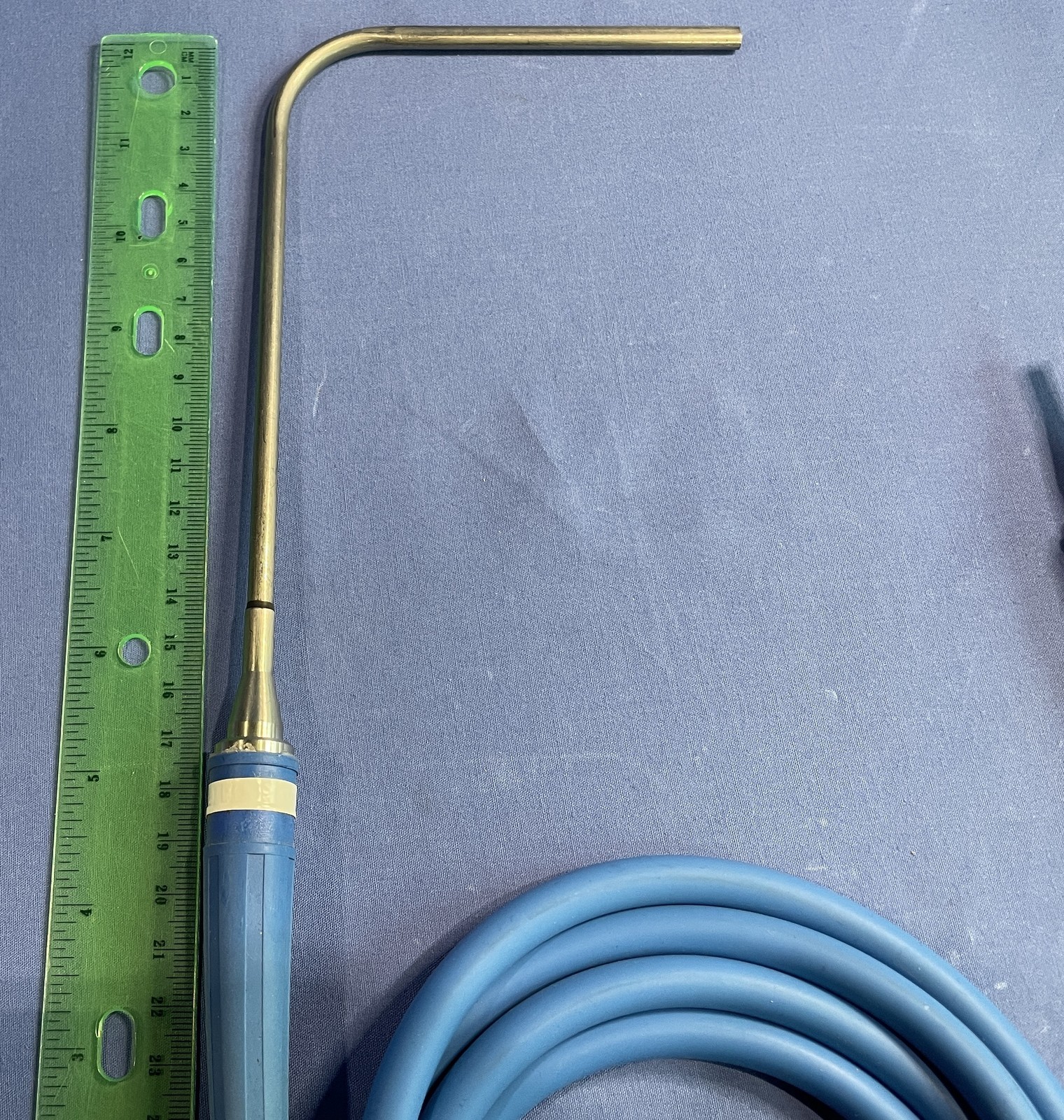 Pilling Weck Fiber Optic Light Cable w/ Angled Metal Guide REF 52-7805 - Tested