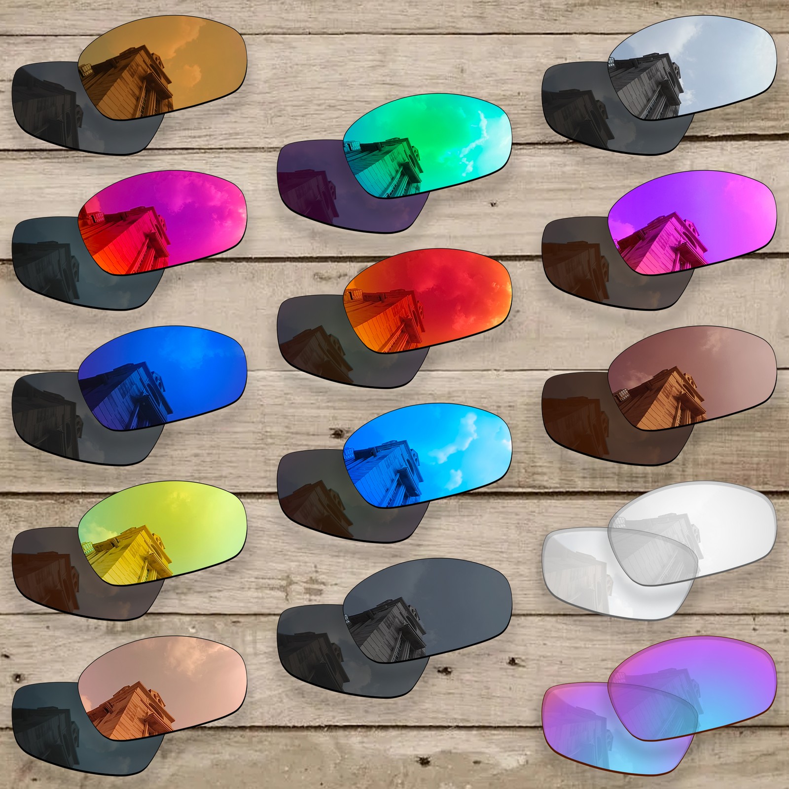 Polarized Replacement lenses for-Oakley Minute 2.0 Sunglasses Anti-Scratch Multi