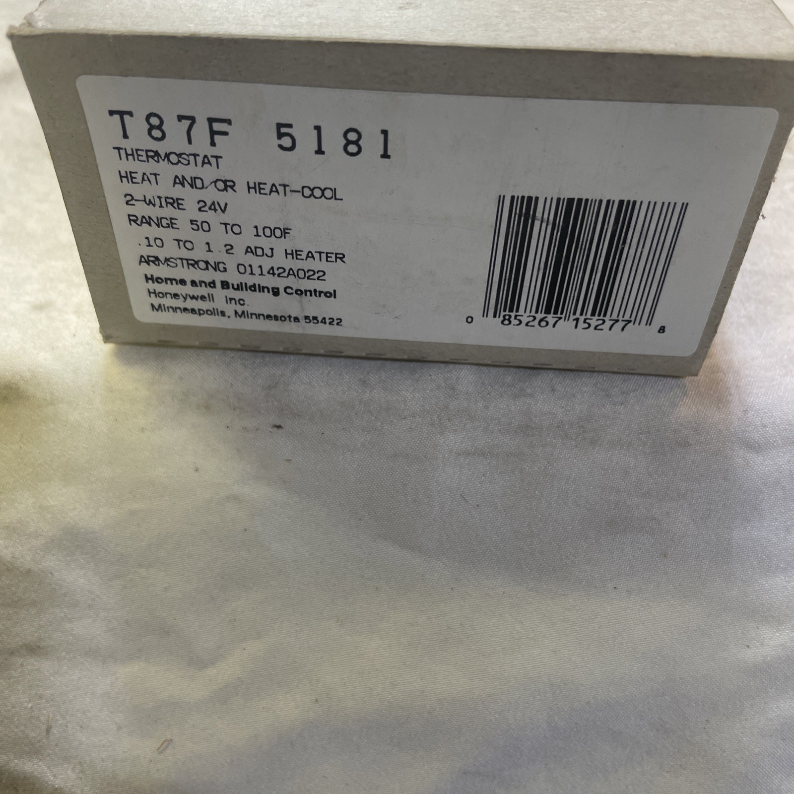 Honeywell T87F 5181 Round" Heating-Cooling Thermostat