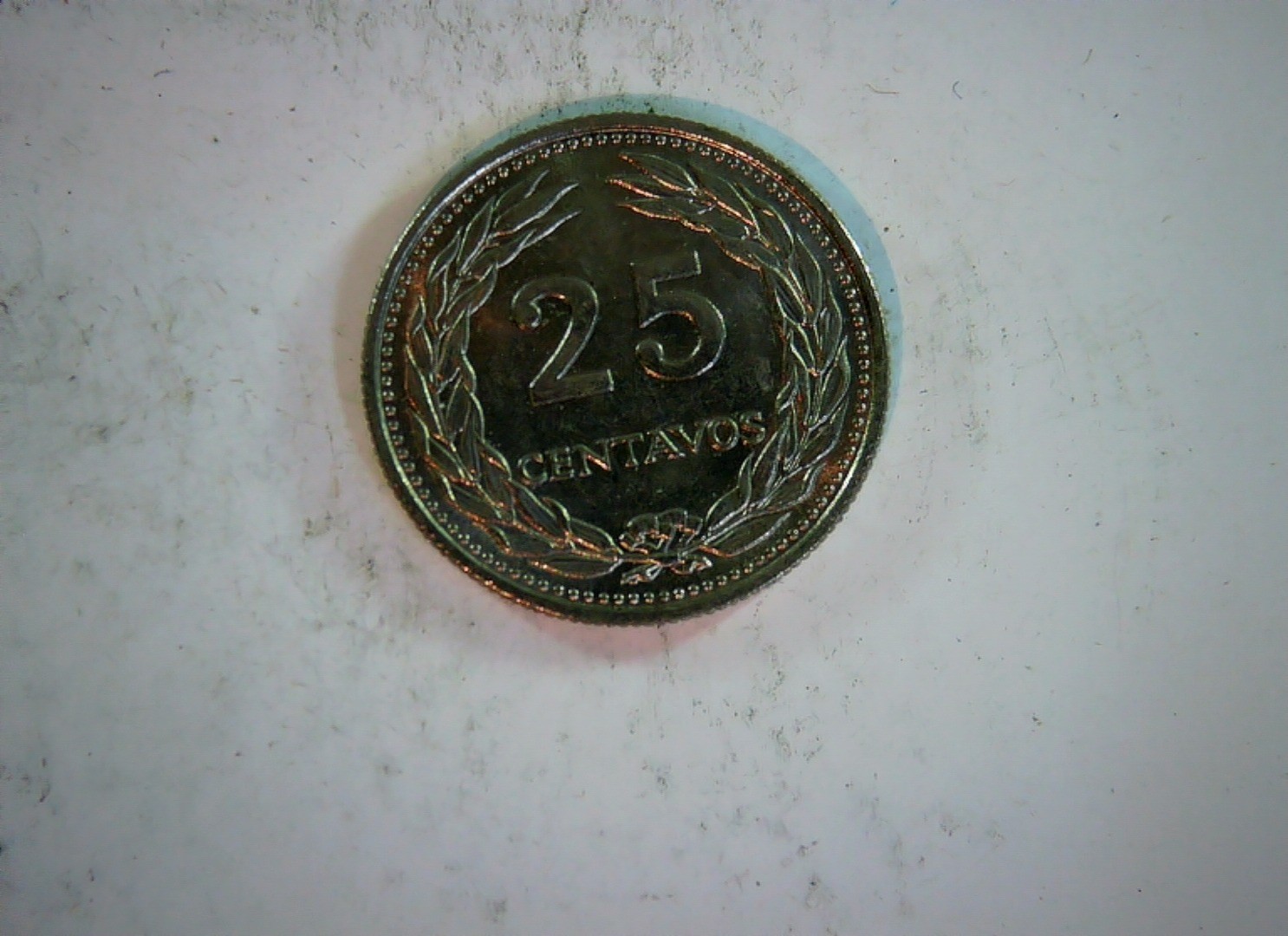El Salvador 1970 25 Centavos Coin
