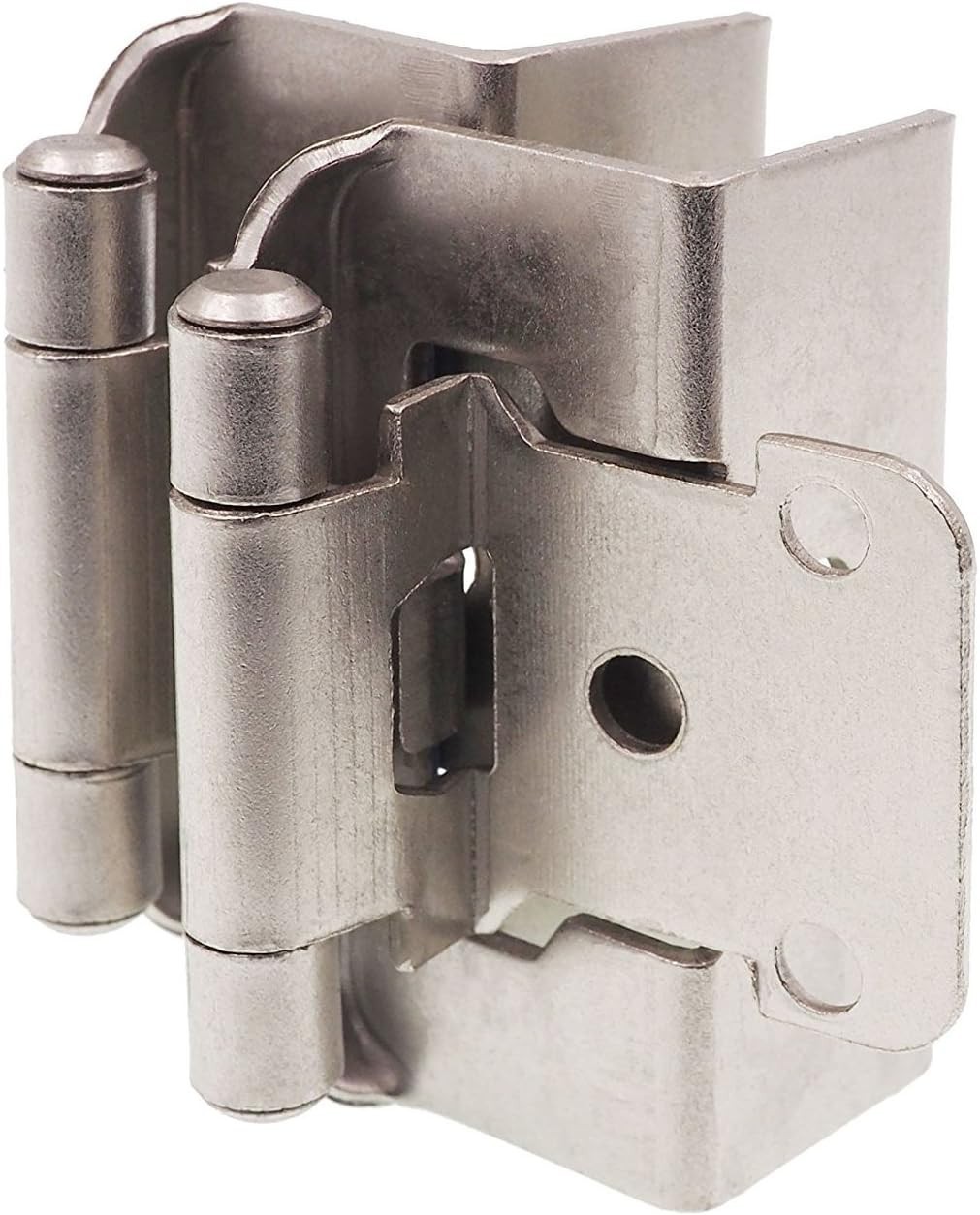 DecoBasics 1/2" Overlay Full Wrap Cabinet Hinges 7 Pair/14 Pcs for Kitchen