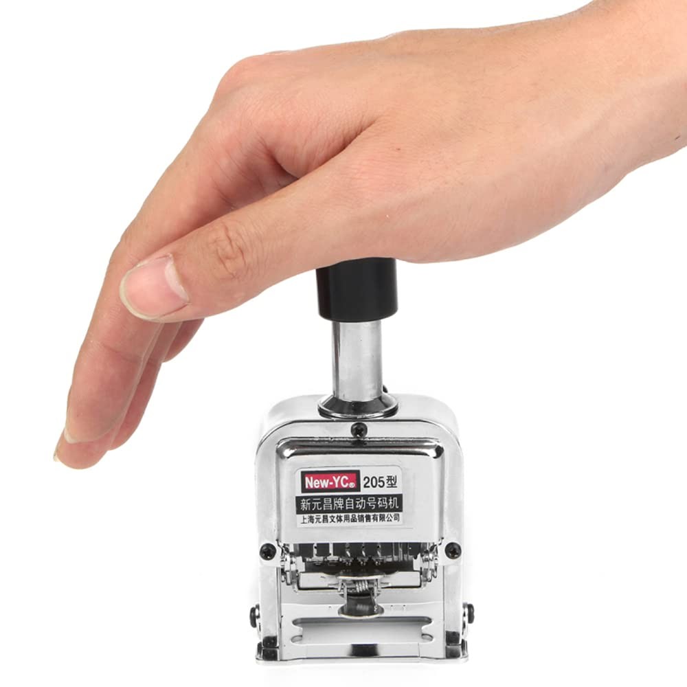 Self Inking Number Stamp 5 Digits Automatic Numbering Machine Metal Number St...