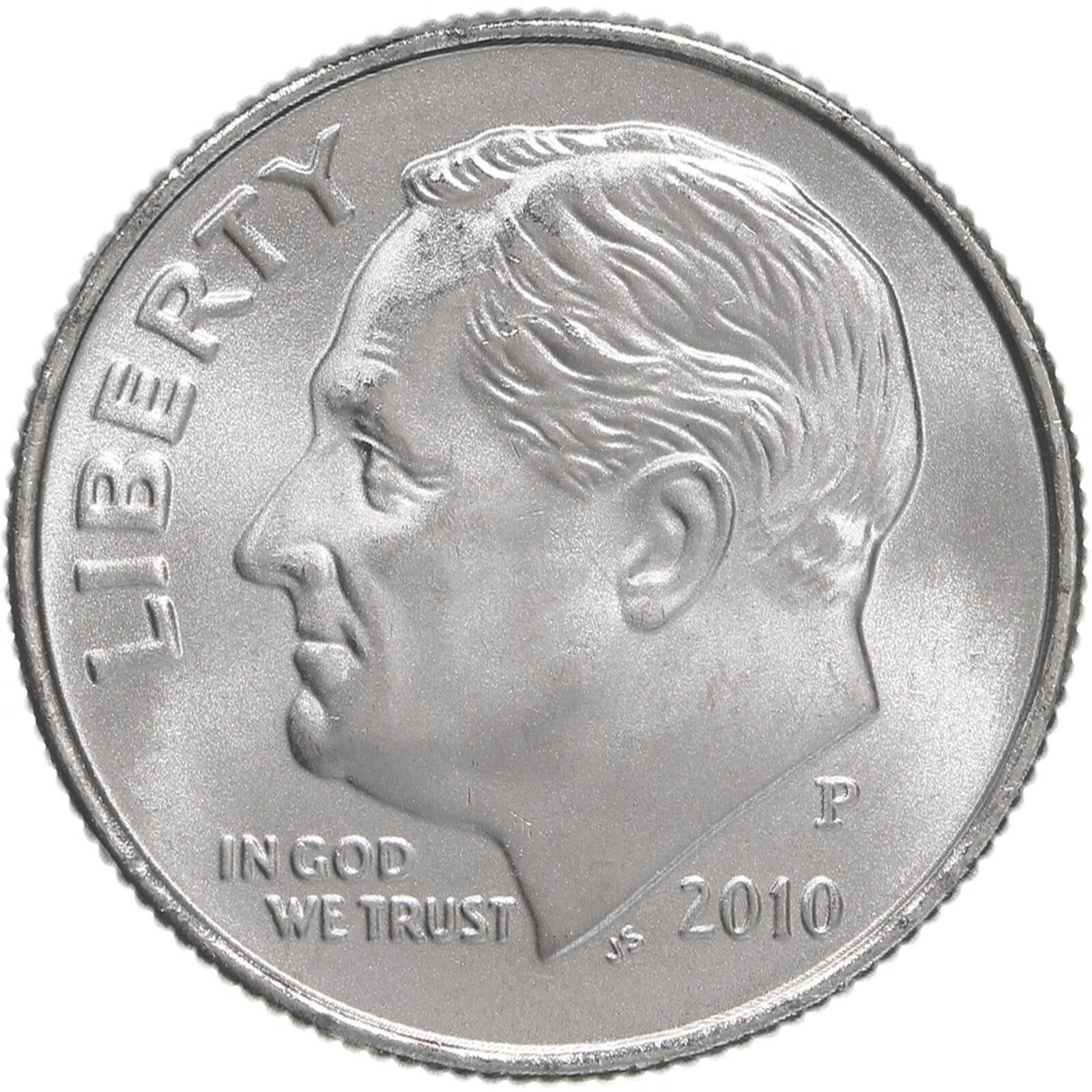 2010 P Roosevelt Dime Satin Finish