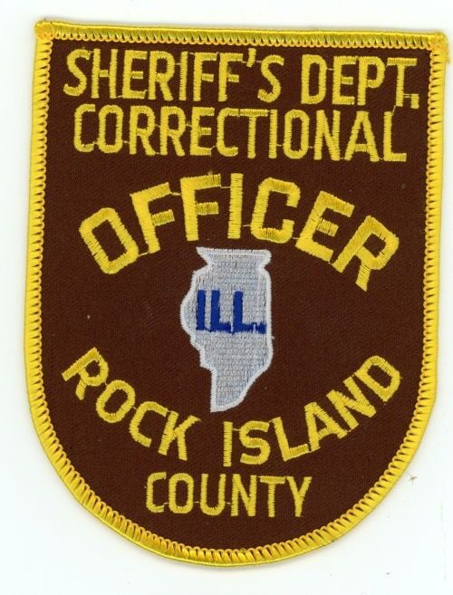 ILLINOIS IL ROCK ISLAND COUNTY CORRECTIONS OFFICER SHOULDER PATCH SHERIFF POLICE