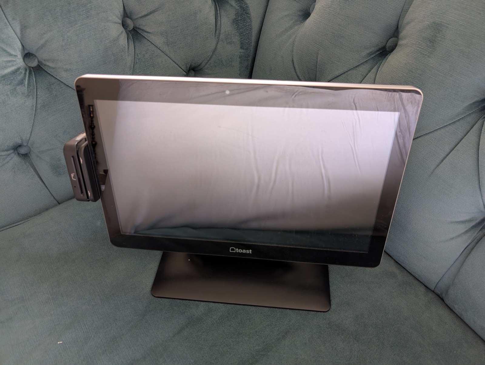 ELO 15" Display Touchscreen TOAST ESY15i1-20WB W/ Stand and Power Supply