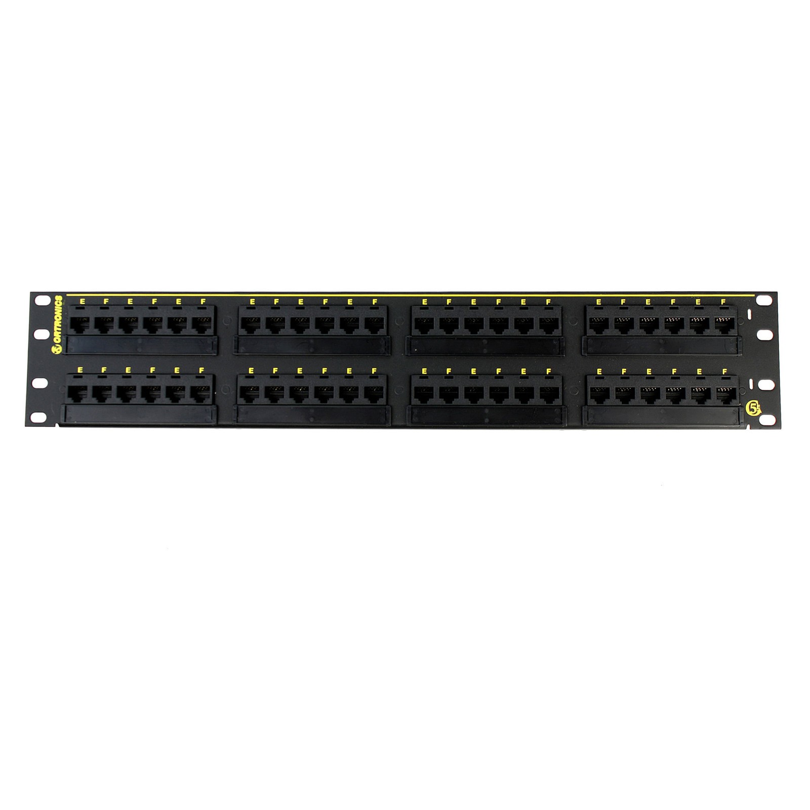 ORTRONICS OR-PHD5E6U48EFMS4 CLARITY CAT5E 48-PORT PATCH PANEL, RACK MOUNT