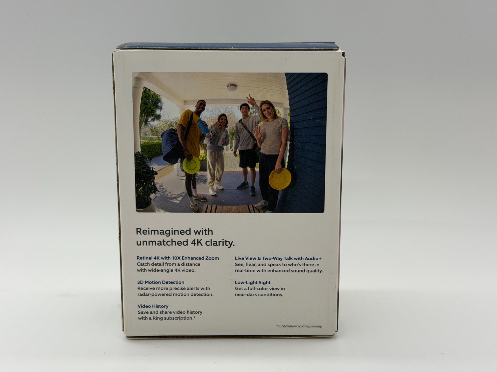 Ring Wired Doorbell Pro (3rd Gen) - 4K Retinal Vision 3D Motion Deep Silver NEW