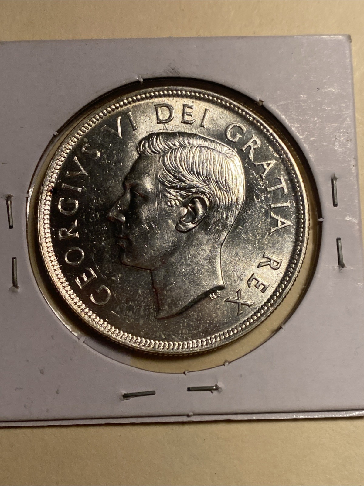 1949 Canada $1 Silver Dollar