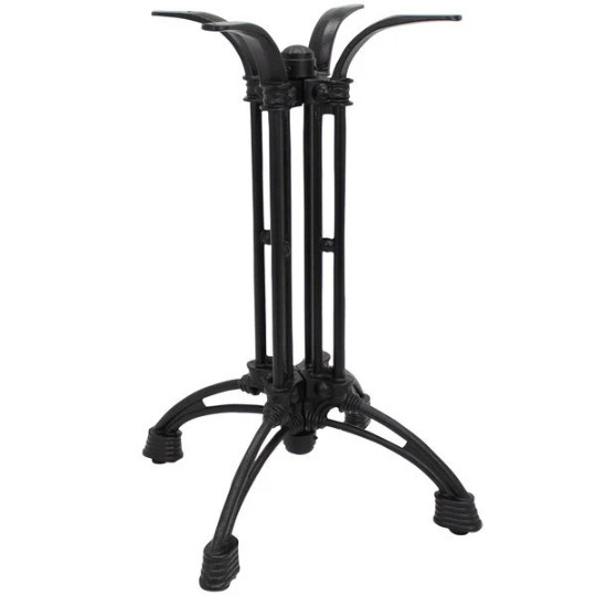 Farm Rustic Cast Iron Table Base with 16 1/2 Round Base in 29" Standard Height