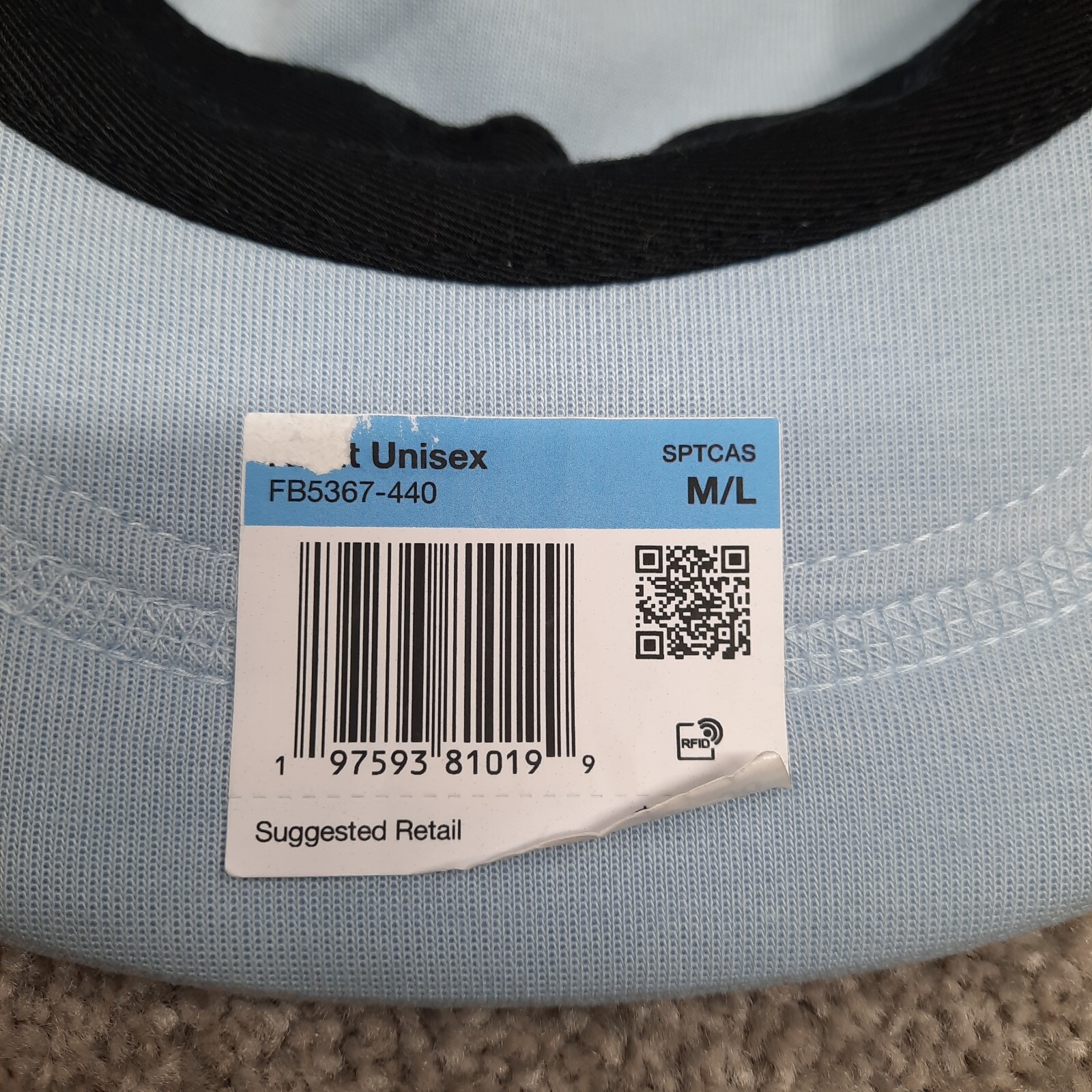 Nike Fly Unstructured Tech Fleece Cap Hat Blue Size M/L Adjustable FB5367 440