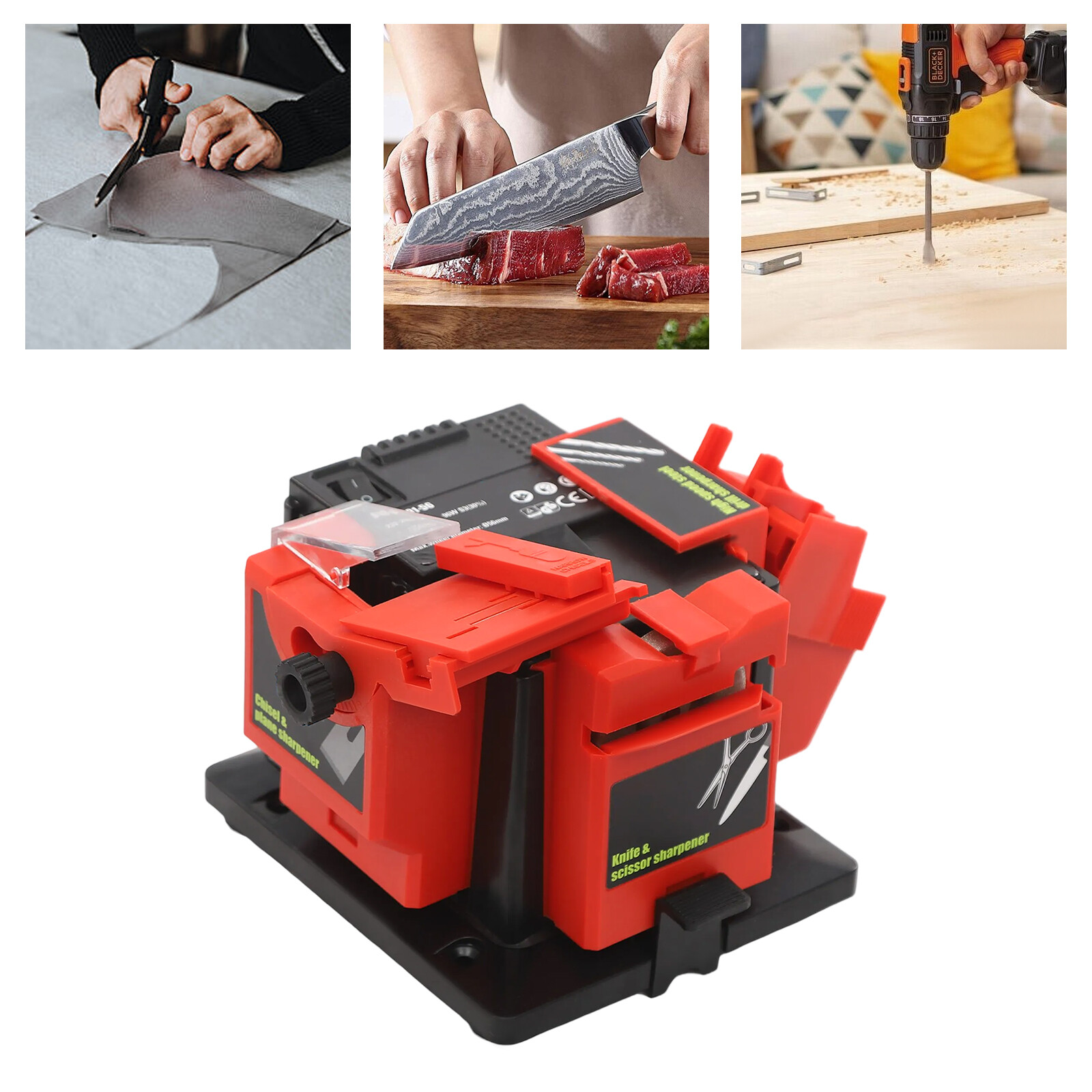 Multifunctional Chisel Planer Sharpener Electric Chisel Sharpening Machine 96W