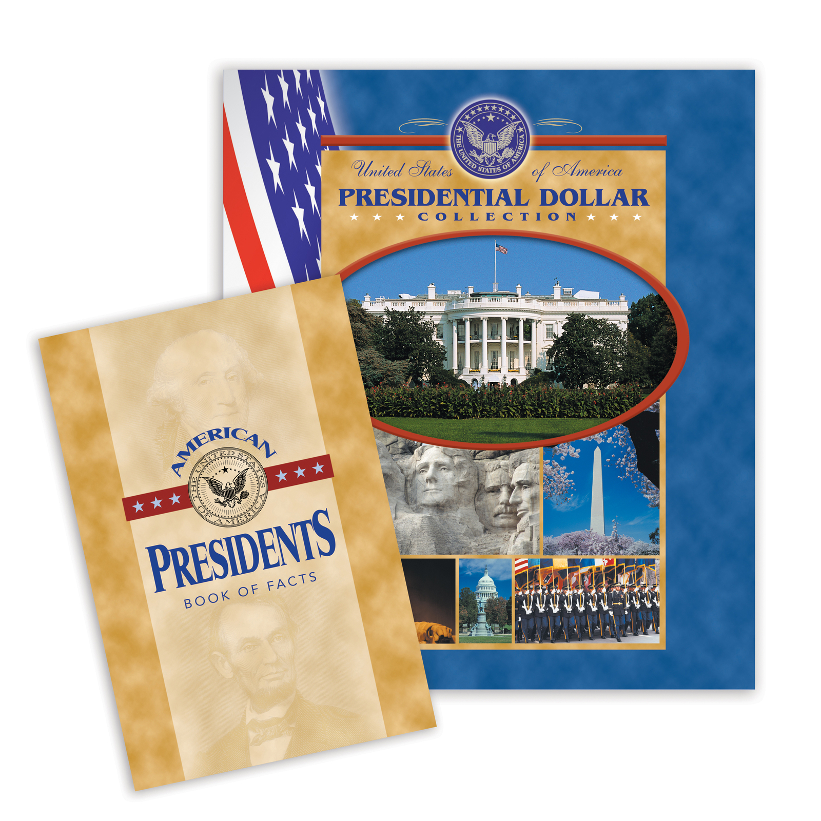 NEW United States Presidential Golden Dollar Collectible Album Coin Holder
