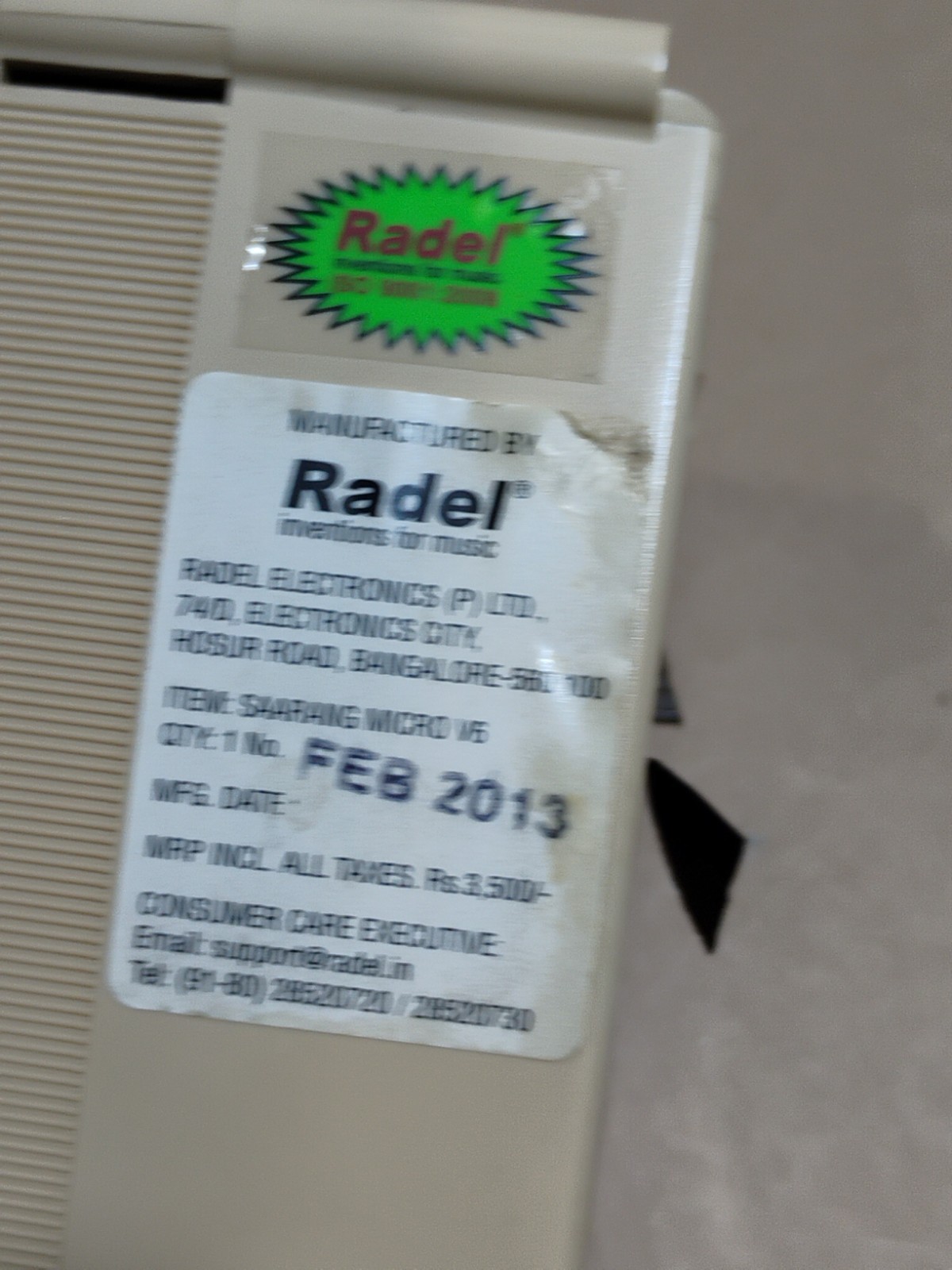 Radel Micro V6 Digital Tambura - Works