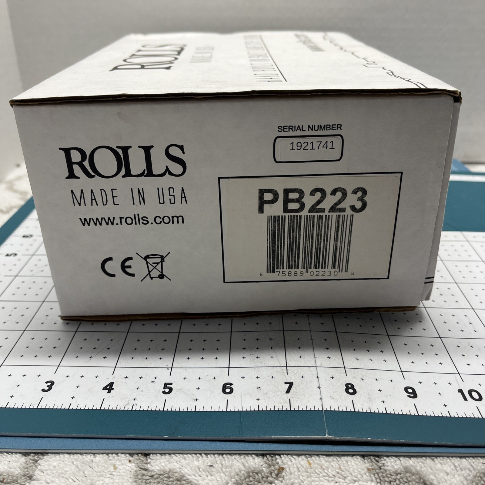 Rolls PB223 2-Channel Phantom Power Adapter 48 V phantom power supply